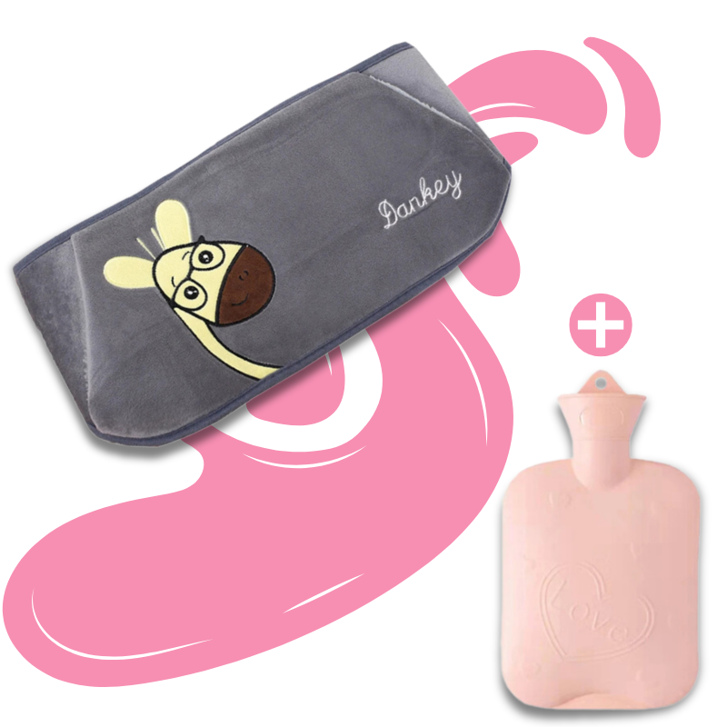 Bouillotte ceinture à eau 1L | 6h de chaleur, Girafe Kawaii - Miss Bouillotte
