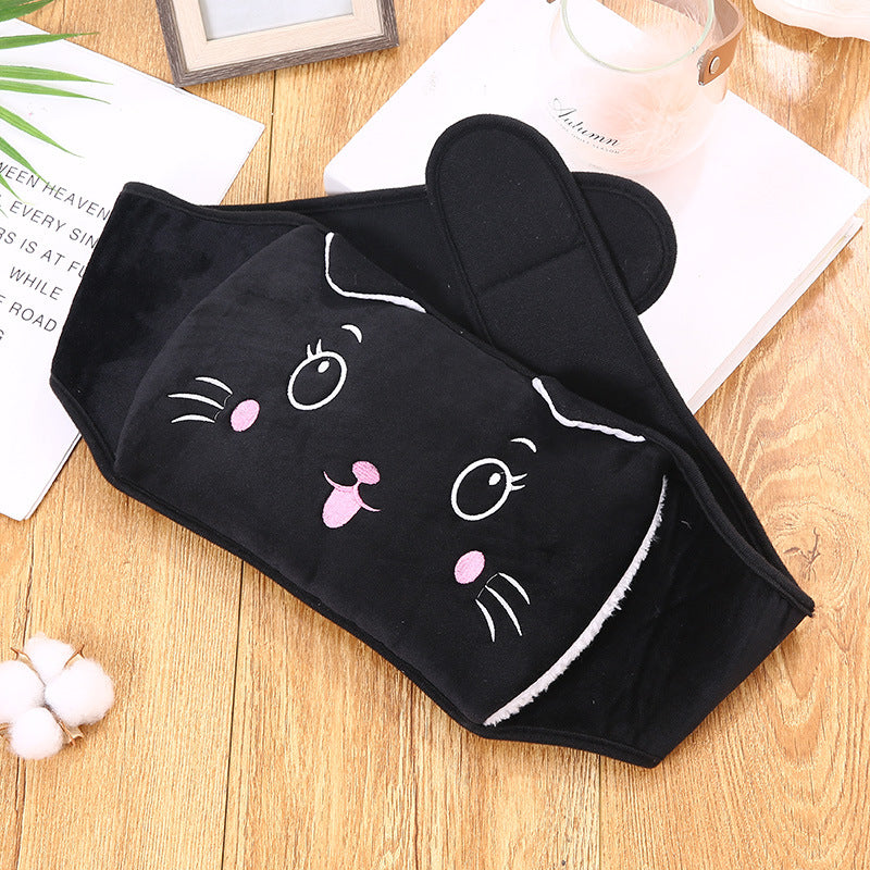 Bouillotte ceinture à eau 1L | 6h de chaleur, Chat noir Kawaii - Miss Bouillotte