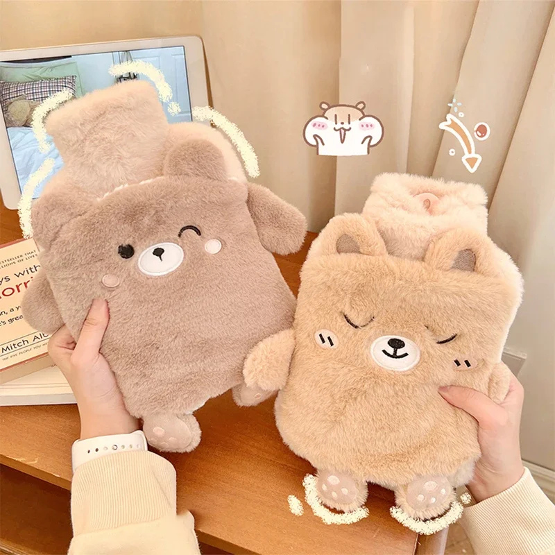 Bouillotte peluche à eau 750 ml | 4h de chaleur, animaux Kawaii - Miss Bouillotte
