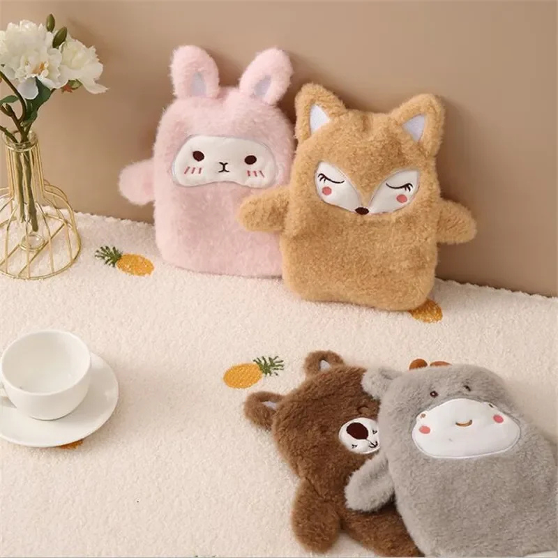 Bouillotte peluche à eau 350 ml | 3 h de chaleur, animaux Kawaii - Miss Bouillotte