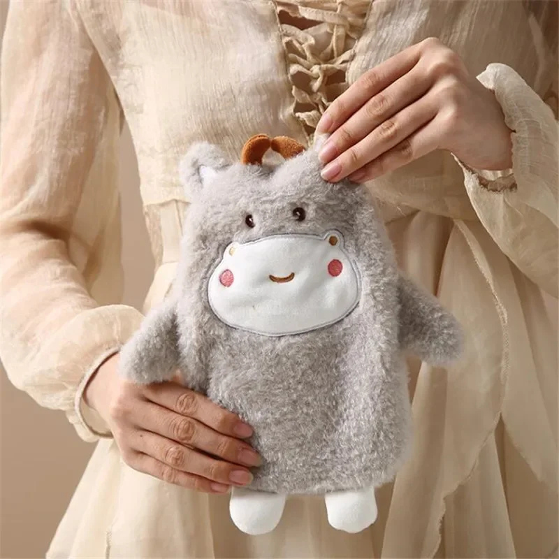 Bouillotte peluche à eau 350 ml | 3 h de chaleur, animaux Kawaii - Miss Bouillotte