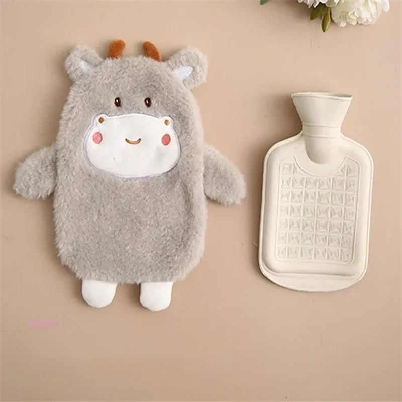 Bouillotte peluche à eau 350 ml | 3 h de chaleur, animaux Kawaii - Miss Bouillotte