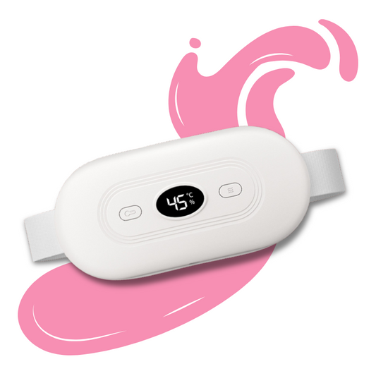 Bouillotte Électrique Ceinture | 2h d'Autonomie, 9 niveaux de chaleur (35 – 65°C), massage vibrant, Rechargeable USB-C | Miss Bouillotte