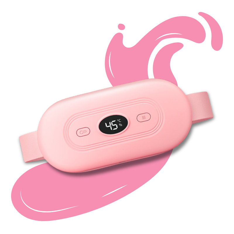 Bouillotte Électrique Ceinture | 2h d'Autonomie, 9 niveaux de chaleur (35 – 65°C), massage vibrant, Rechargeable USB-C | Miss Bouillotte