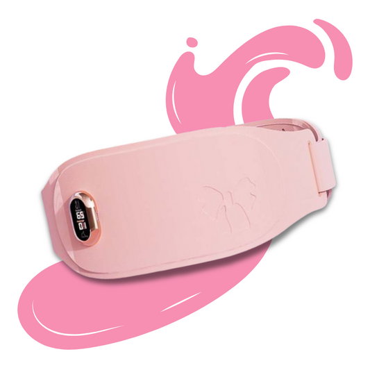 Bouillotte Électrique Ceinture | 3h d'Autonomie, 5 Niveaux de Chauffe (45 - 65°C), 7 Modes de Massage, Rechargeable USB-C | Miss Bouillotte