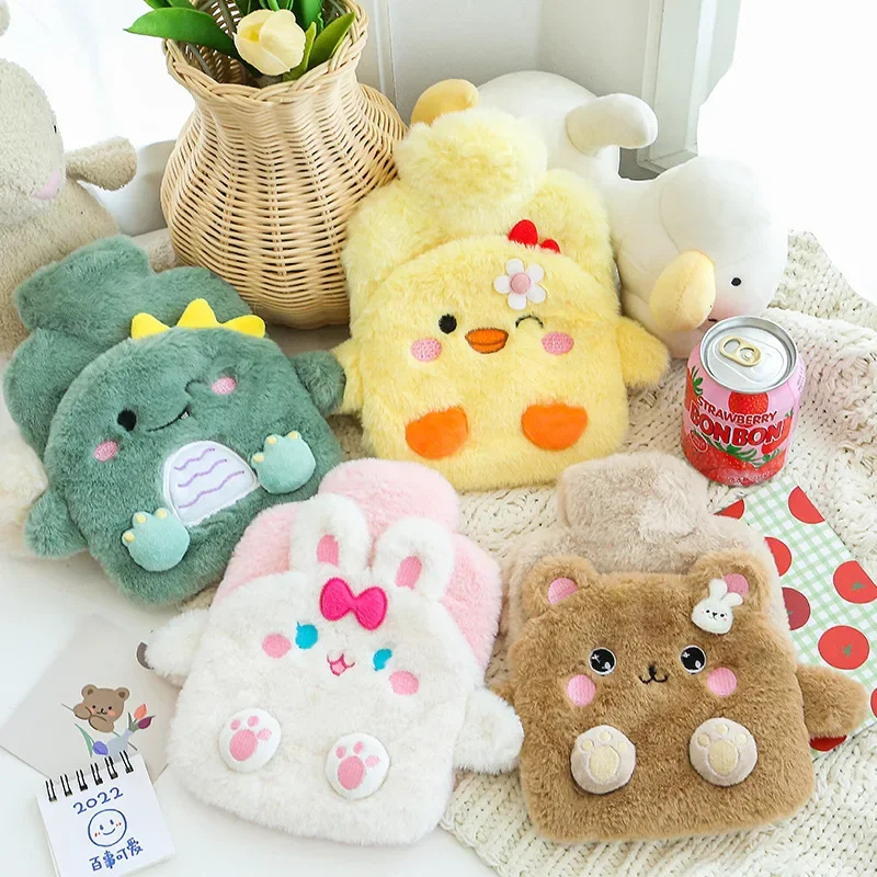 Bouillotte peluche Kawaii à eau 400 ml | 4h de chaleur, housse mignonne pour enfants - Miss Bouillotte