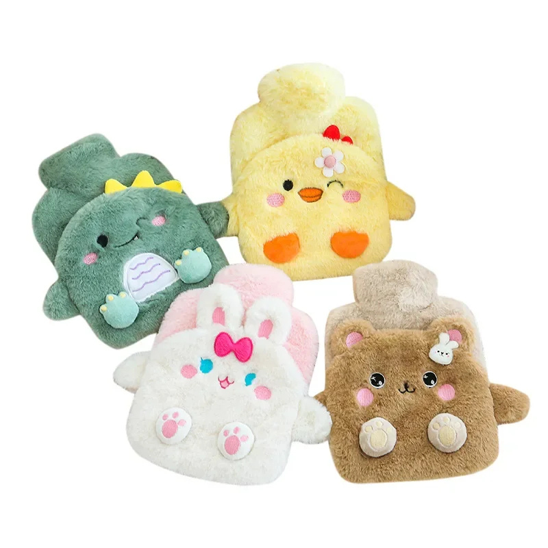 Bouillotte peluche Kawaii à eau 400 ml | 4h de chaleur, housse mignonne pour enfants - Miss Bouillotte