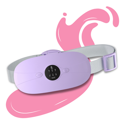 Bouillotte Électrique Ceinture | 3h d'Autonomie, 3 niveaux chaleur (45–65°C), 3 modes massage, Rechargeable USB-C | Miss Bouillotte