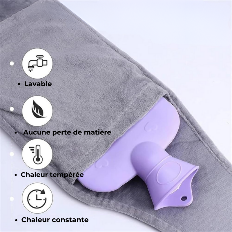 Bouillotte ceinture à eau 1L | 6h de chaleur, Girafe Kawaii - Miss Bouillotte