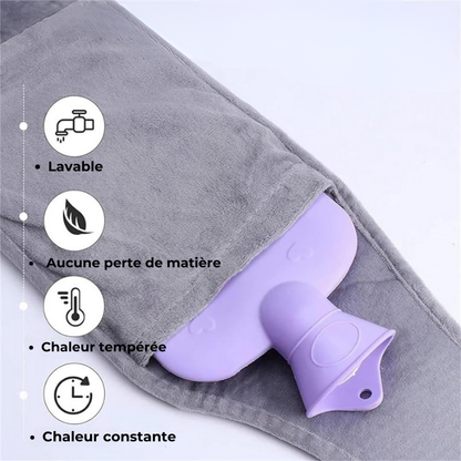 Bouillotte ceinture à eau 1L | 6h de chaleur, Girafe Kawaii - Miss Bouillotte