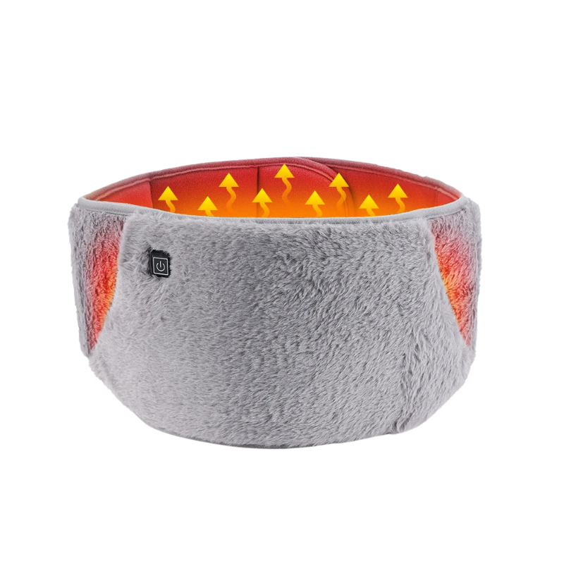 Bouillotte électrique USB rechargeable | Ceinture chauffante 5h de chaleur, moumoute douce lavable - Miss Bouillotte