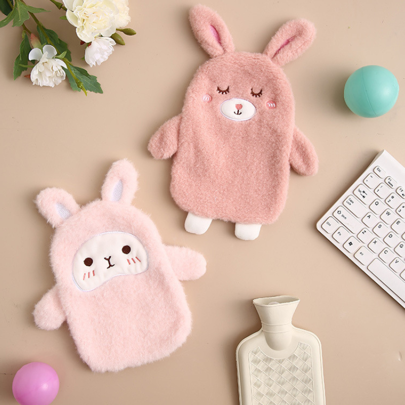 Bouillotte peluche à eau 350 ml | 3 h de chaleur, animaux Kawaii - Miss Bouillotte