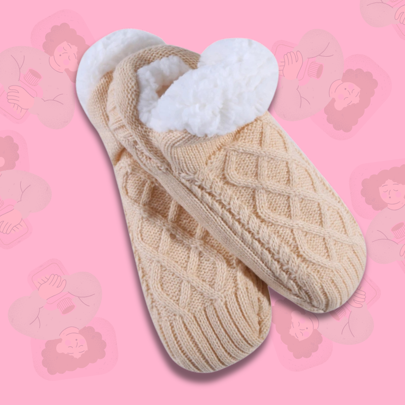 Chaussettes en laine pour femme
