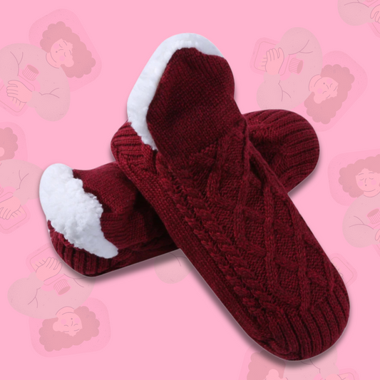 Chaussettes en laine pour femme