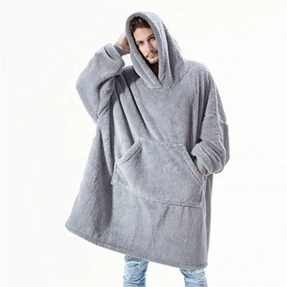 Sweat plaid oversize taille unique