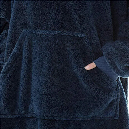 Sweat plaid oversize taille unique