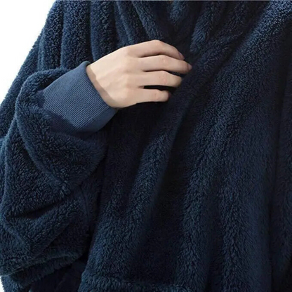 Sweat plaid oversize taille unique