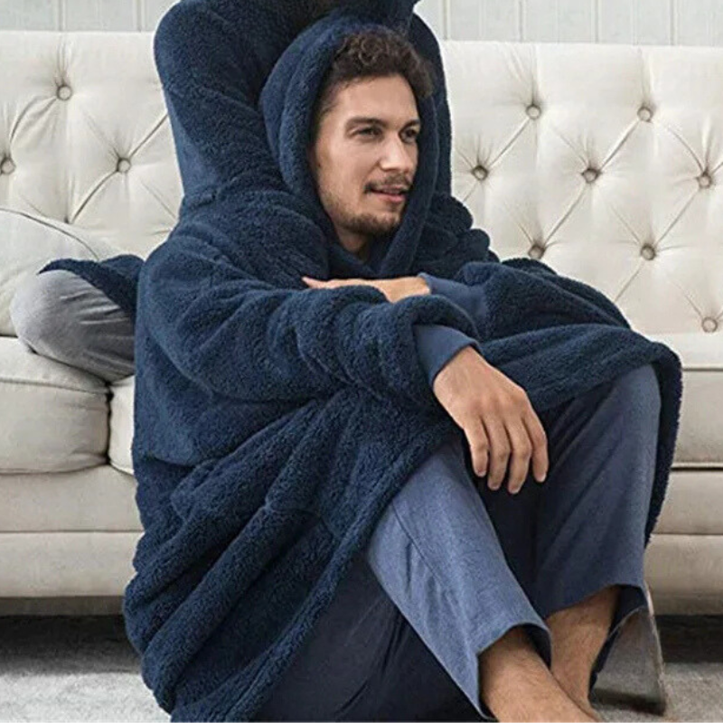 Sweat plaid oversize taille unique