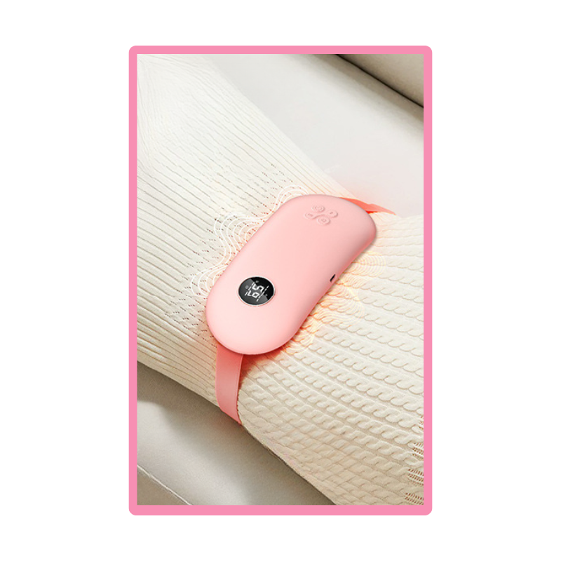 Bouillotte Électrique Ceinture | 3h d'Autonomie, 6 Niveaux de Température (40 – 65°C), 6 Modes de Vibration, Rechargeable USB-C | Miss Bouillotte