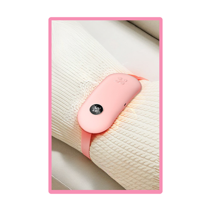Bouillotte Électrique Ceinture | 3h d'Autonomie, 6 Niveaux de Température (40 – 65°C), 6 Modes de Vibration, Rechargeable USB-C | Miss Bouillotte