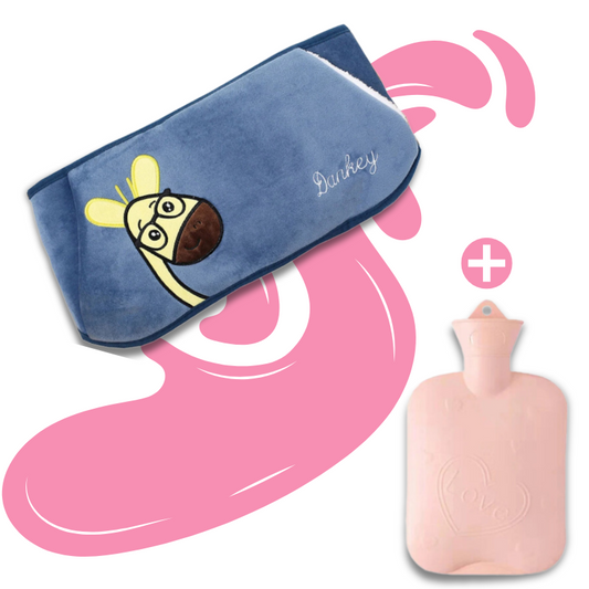 Bouillotte ceinture à eau 1L | 6h de chaleur, Girafe Kawaii - Miss Bouillotte