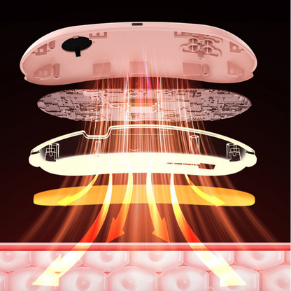 Bouillotte Électrique Ceinture | 3h d'Autonomie, 6 Niveaux de Température (40 – 65°C), 6 Modes de Vibration, Rechargeable USB-C | Miss Bouillotte