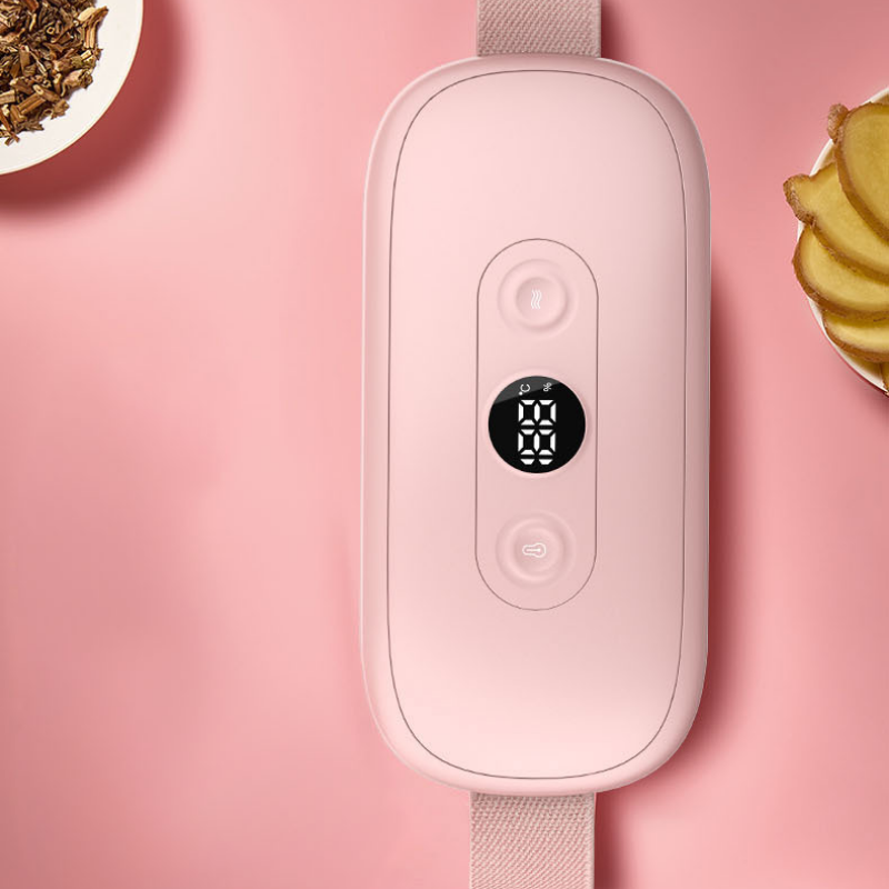Bouillotte Électrique Ceinture | 3h d'Autonomie, 6 Niveaux Températures (45 - 65°C), Massage Intégré, Rechargeable USB-C | Miss Bouillotte