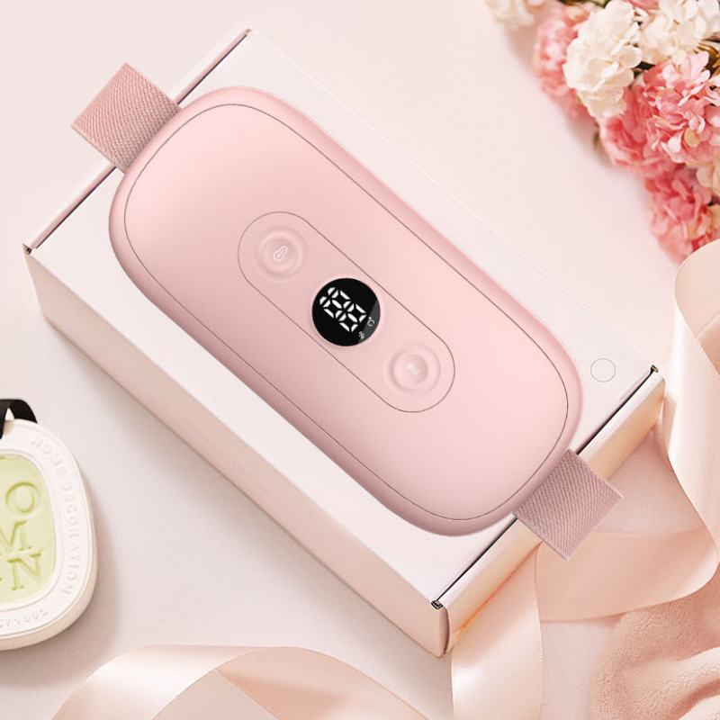 Bouillotte Électrique Ceinture | 3h d'Autonomie, 6 Niveaux Températures (45 - 65°C), Massage Intégré, Rechargeable USB-C | Miss Bouillotte