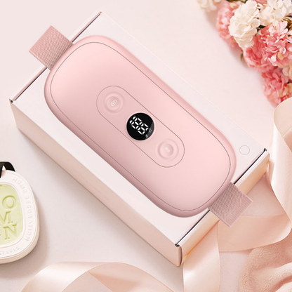 Bouillotte Électrique Ceinture | 3h d'Autonomie, 6 Niveaux Températures (45 - 65°C), Massage Intégré, Rechargeable USB-C | Miss Bouillotte