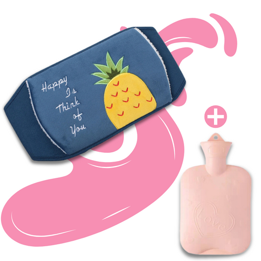 Bouillotte ceinture à eau 1L | 6h de chaleur, Dessin fruits et légumes - Miss Bouillotte