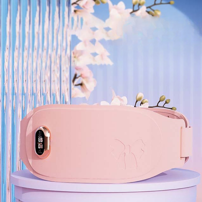 Bouillotte Électrique Ceinture | 3h d'Autonomie, 5 Niveaux de Chauffe (45 - 65°C), 7 Modes de Massage, Rechargeable USB-C | Miss Bouillotte