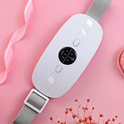 Bouillotte Électrique Ceinture | 3h d'Autonomie, 3 niveaux chaleur (45–65°C), 3 modes massage, Rechargeable USB-C | Miss Bouillotte