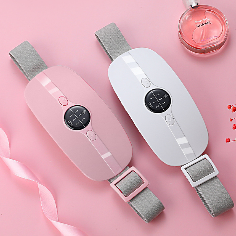 Bouillotte Électrique Ceinture | 3h d'Autonomie, 3 niveaux chaleur (45–65°C), 3 modes massage, Rechargeable USB-C | Miss Bouillotte