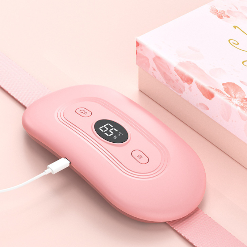 Bouillotte Électrique Ceinture | 2h d'Autonomie, 9 niveaux de chaleur (35 – 65°C), massage vibrant, Rechargeable USB-C | Miss Bouillotte