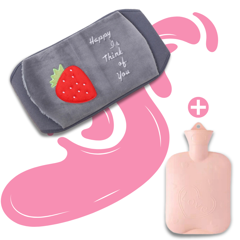 Bouillotte ceinture à eau 1L | 6h de chaleur, Dessin fruits et légumes - Miss Bouillotte