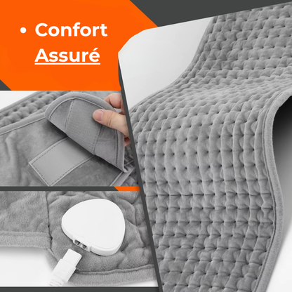 Bouillotte Électrique Ceinture Chauffante | 9 Niveaux Chauffants (40 - 55°C), Minuteur 4 Modes, Prise Secteur | Miss Bouillotte