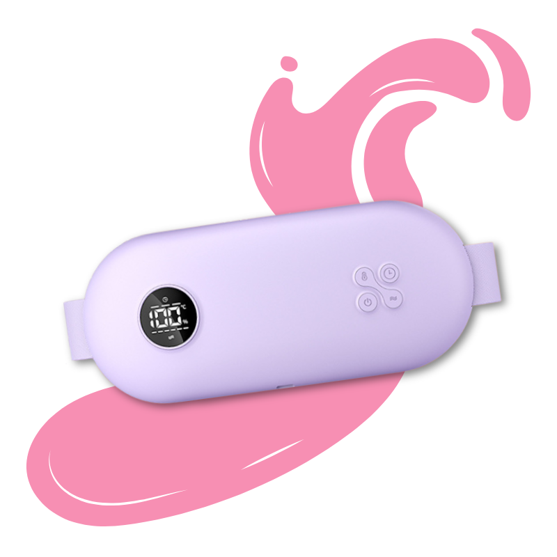 Bouillotte Électrique Ceinture | 3h d'Autonomie, 6 Niveaux de Température (40 – 65°C), 6 Modes de Vibration, Rechargeable USB-C | Miss Bouillotte