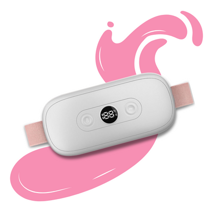 Bouillotte Électrique Ceinture | 3h d'Autonomie, 6 Niveaux Températures (45 - 65°C), Massage Intégré, Rechargeable USB-C | Miss Bouillotte