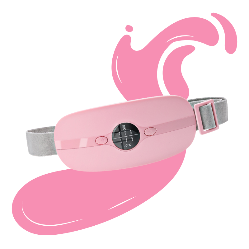 Bouillotte Électrique Ceinture | 3h d'Autonomie, 3 niveaux chaleur (45–65°C), 3 modes massage, Rechargeable USB-C | Miss Bouillotte