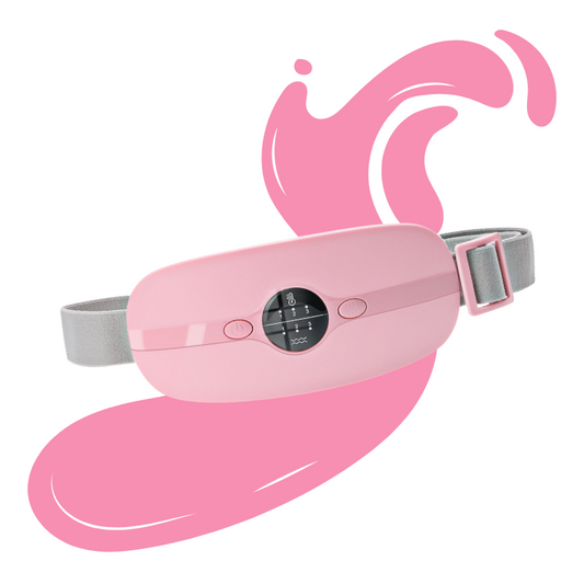 Bouillotte Électrique Ceinture | 3h d'Autonomie, 3 niveaux chaleur (45–65°C), 3 modes massage, Rechargeable USB-C | Miss Bouillotte