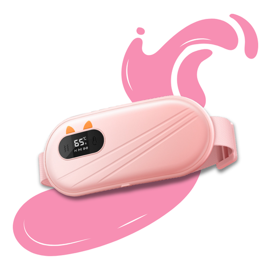 Bouillotte Électrique Ceinture | 3h d'Autonomie, 6 Niveaux de Température (40–65°C), Massage , Écran LED, Recharge USB-C | Miss Bouillotte