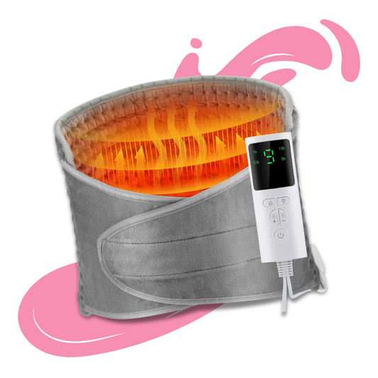 Bouillotte Électrique Ceinture Chauffante | 9 Niveaux Chauffants (40 - 55°C), Minuteur 4 Modes, Prise Secteur | Miss Bouillotte