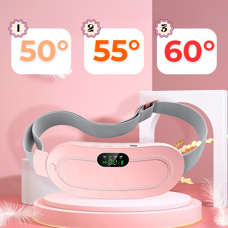 Bouillotte Électrique Ceinture | 2h Autonomie, Massage Intelligent, 3 Niveaux Température, Confort Optimal | Miss Bouillotte
