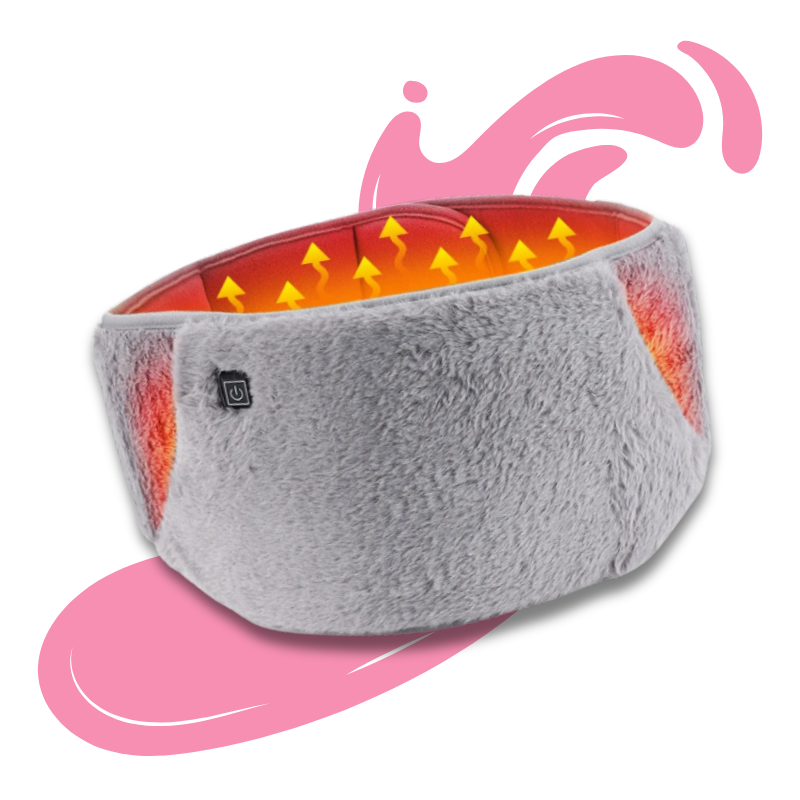 Bouillotte électrique USB rechargeable | Ceinture chauffante 5h de chaleur, moumoute douce lavable - Miss Bouillotte