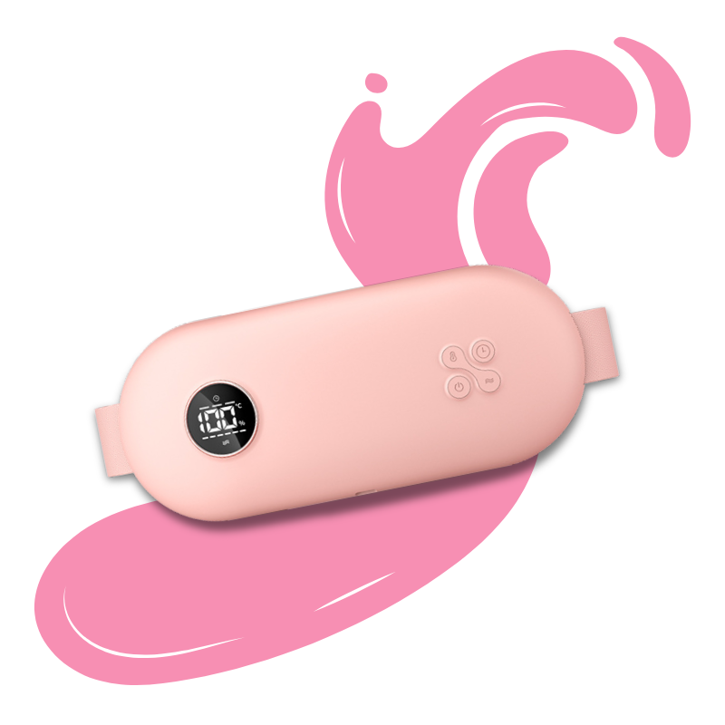 Bouillotte Électrique Ceinture | 3h d'Autonomie, 6 Niveaux de Température (40 – 65°C), 6 Modes de Vibration, Rechargeable USB-C | Miss Bouillotte