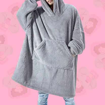 Sweat plaid oversize taille unique