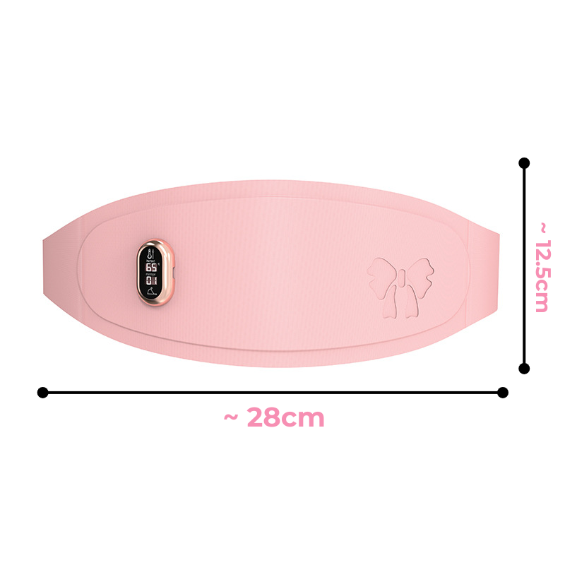 Bouillotte Électrique Ceinture | 3h d'Autonomie, 5 Niveaux de Chauffe (45 - 65°C), 7 Modes de Massage, Rechargeable USB-C | Miss Bouillotte