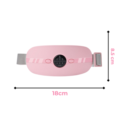 Bouillotte Électrique Ceinture | 3h d'Autonomie, 3 niveaux chaleur (45–65°C), 3 modes massage, Rechargeable USB-C | Miss Bouillotte