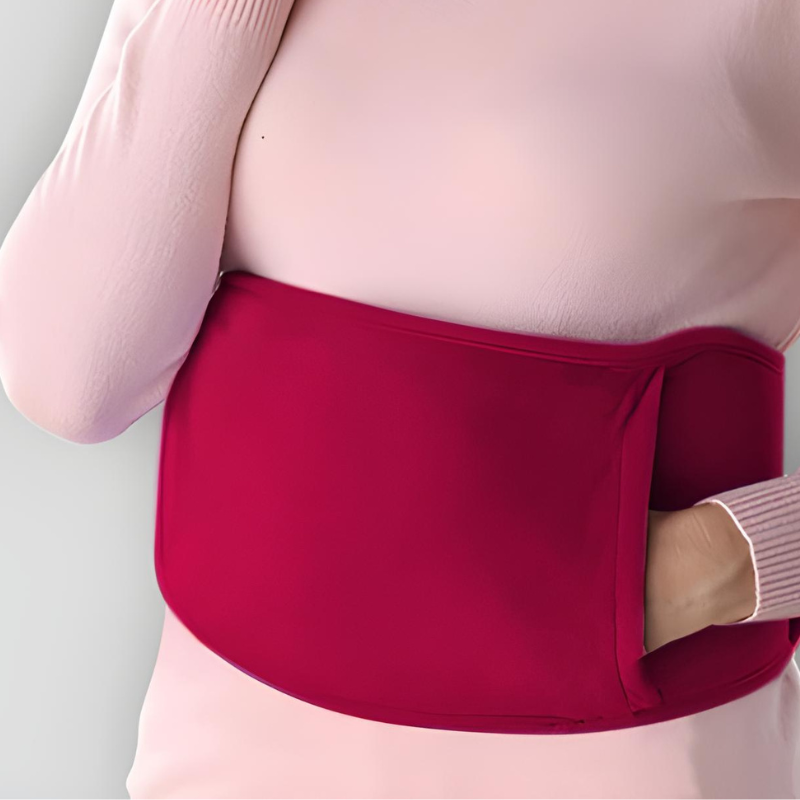 Bouillotte ceinture à eau 1L | 6h de chaleur, housse en moumoute - Miss Bouillotte