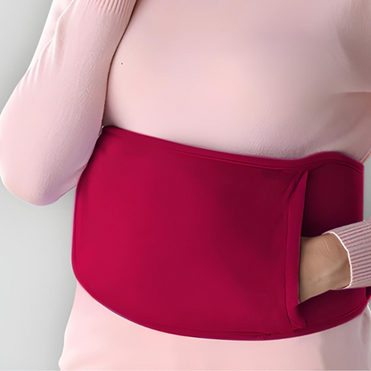 Bouillotte ceinture à eau 1L | 6h de chaleur, housse en moumoute - Miss Bouillotte